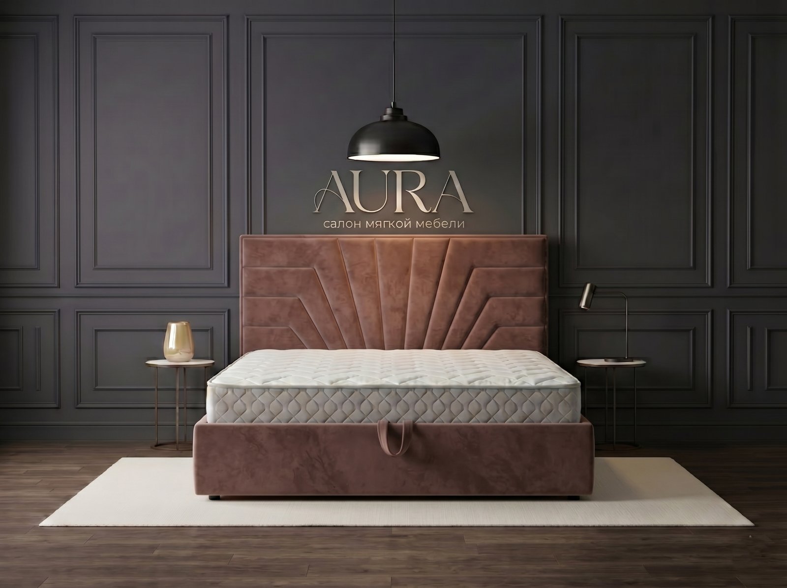 Кровать Gemma купить в Иркутске, салон AURA