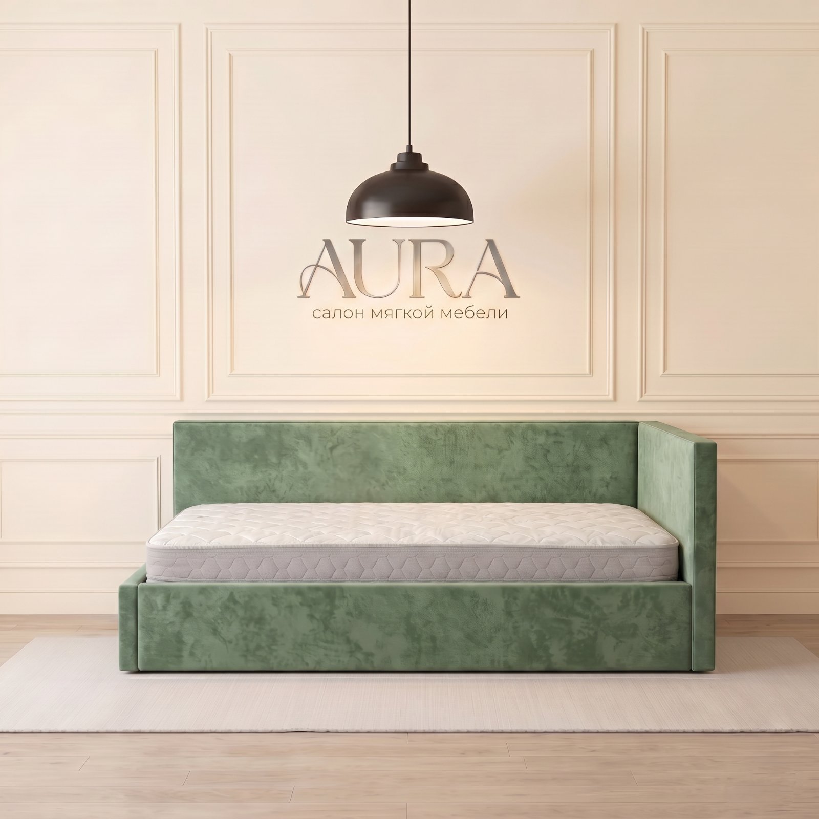 Угловая кровать Clara купить в Иркутске, салон AURA