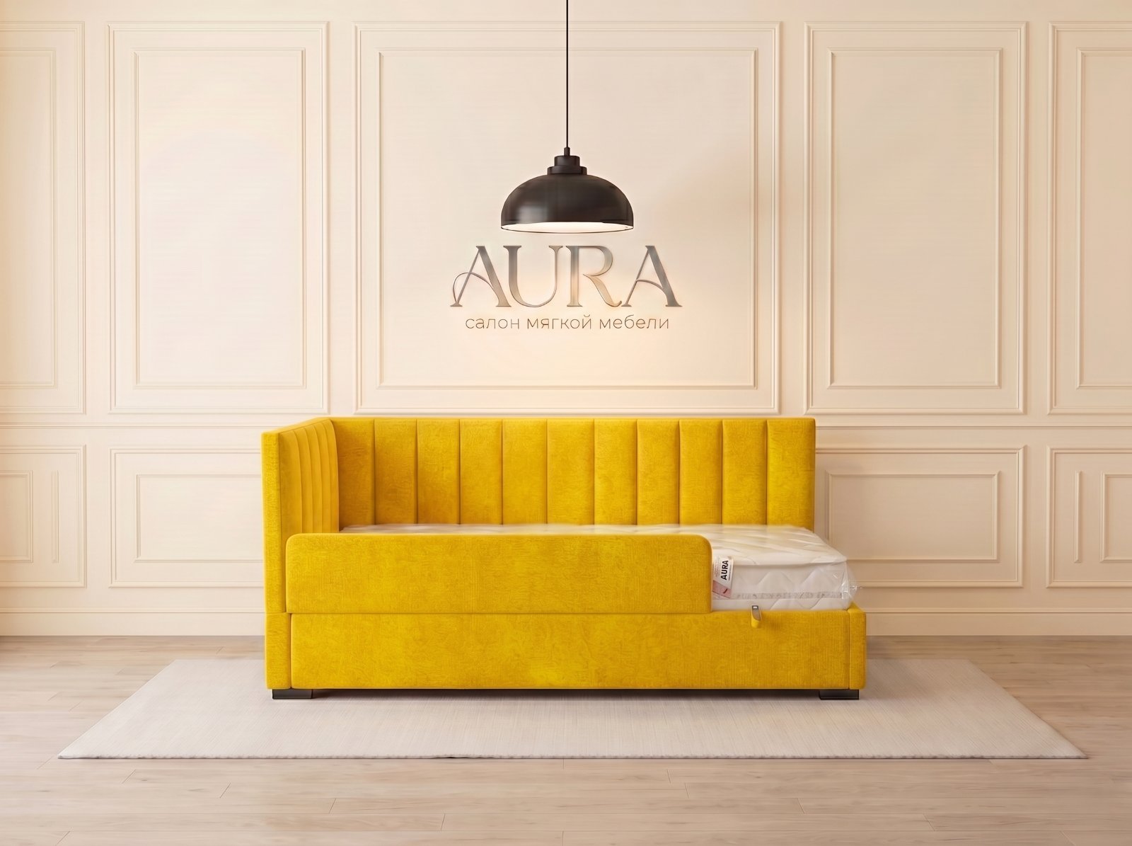 Угловая кровать Grace купить в Иркутске, салон AURA