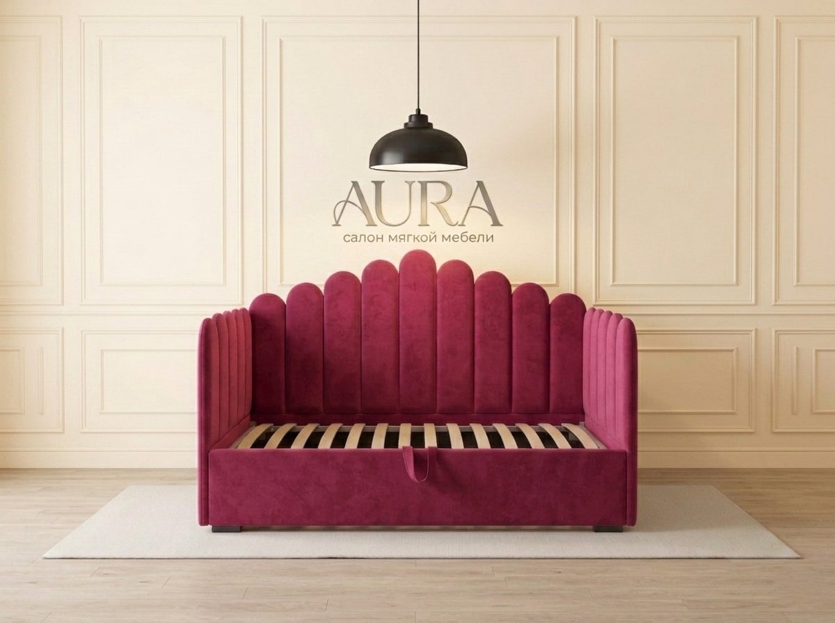 Угловая кровать Nora купить в Иркутске, салон AURA